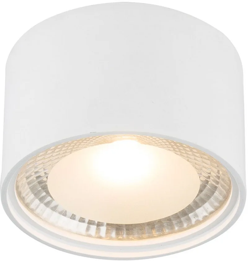 LED Deckenleuchte SERENA, LED fest integriert, Warmweiß, Deckenlampe / Wohnbereich / rund / Aufbauleuchte by Globo in White – product photo