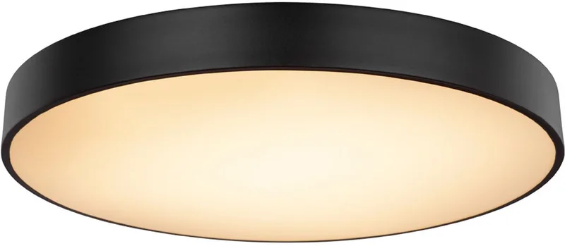 LED plafondlamp dimbaar licht woonkamer slaapkamer daglicht licht afstandsbediening de Globo en Noir – photo produit
