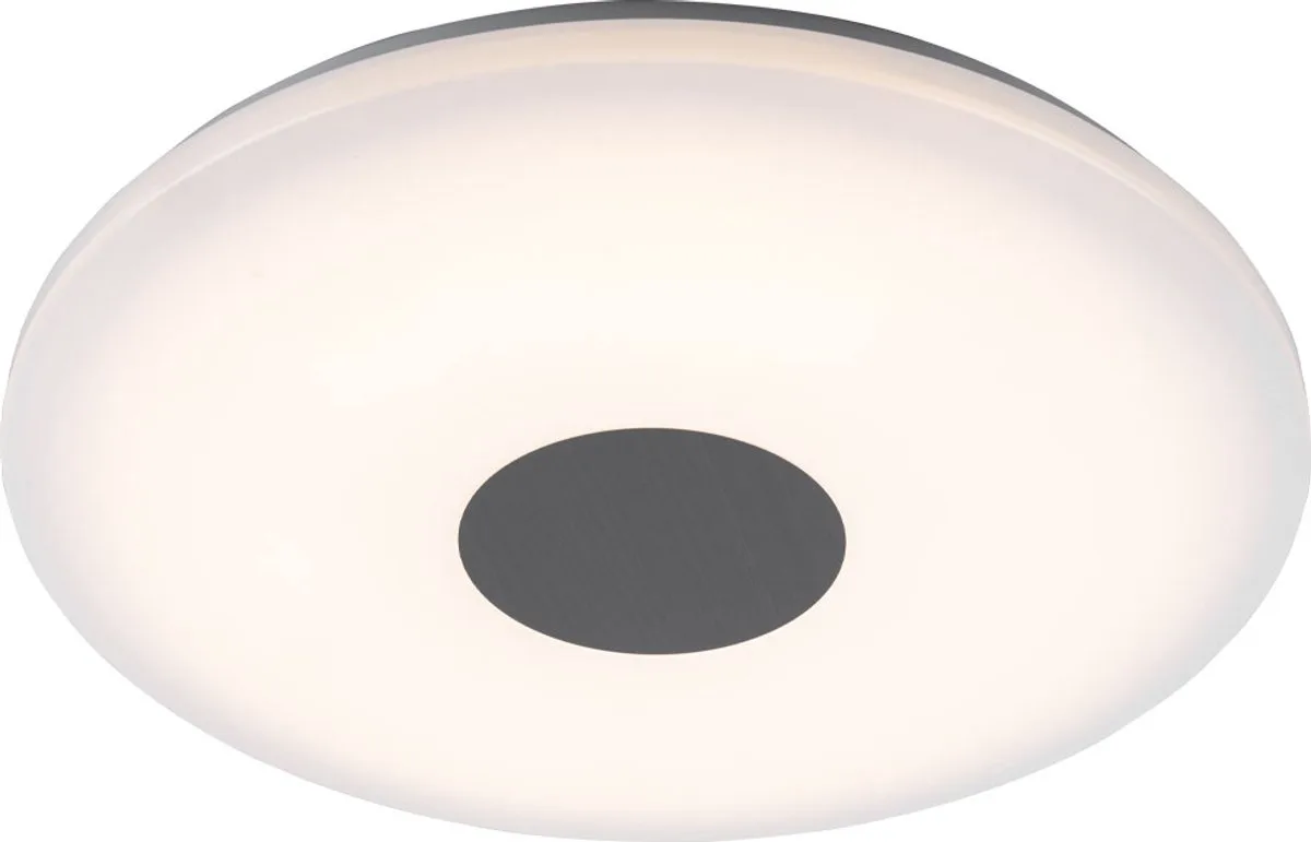 LED plafondlamp hal verlichting woonkamer chroom spot, 1x LED 24 Watt 1680 Lumen 3000K warm 47,5x5,5cm, woonkamer slaapkamer von Globo in Weiß – Produktfoto