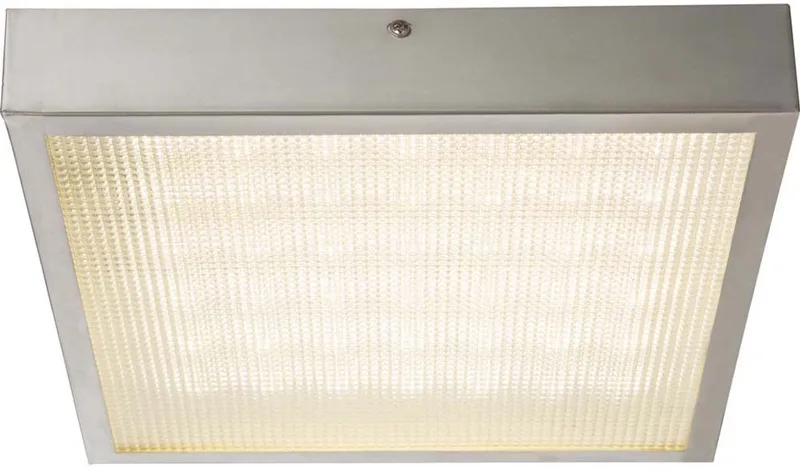 LED plafondlamp Plafondlamp Vierkant patroon L 30 cm Woonkamer Eetkamer Slaapkamer de Globo en Argent – photo produit