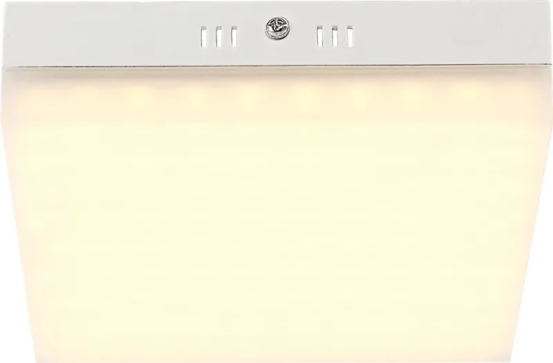 LED-plafondlamp, plafondlamp, woonkamerlamp, hoekig, aluminium, H 4,5 cm de Globo en Blanc – photo produit