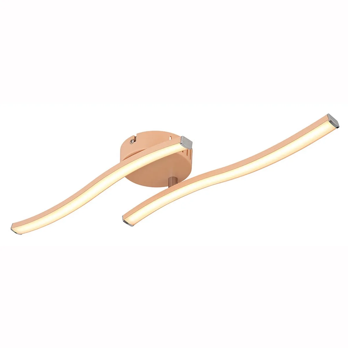 LED plafondlamp Plafondlamp Woonkamerlamp Spot opaal L 51,5 cm by Globo in Orange – product photo