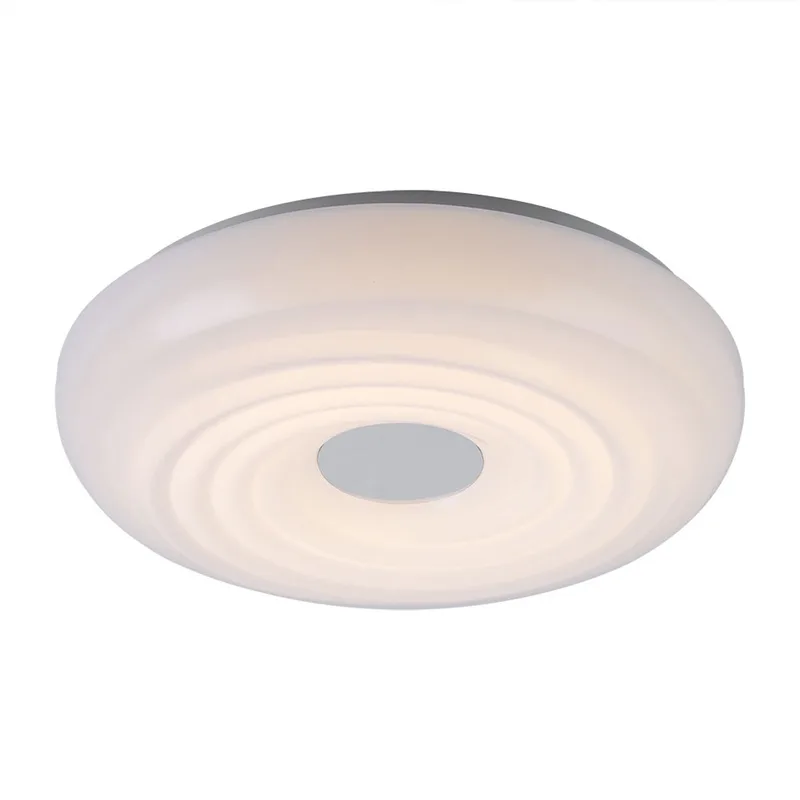 LED plafondlamp Plafondlamp Woonkamerlamp vast geïnstalleerd Metaal H 8,5 cm von Globo in Weiß – Produktfoto