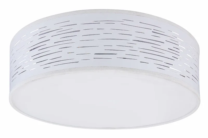 LED plafondlamp woonkamerlamp keukenlamp, metaal kunststof 3-staps schakelaar CCT, 20W 1180lm 3000K 4000K 6000K, D 38 cm de Globo en Blanc – photo produit