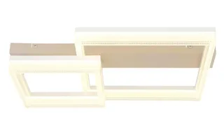 LED plafondlamp Woonkamerlamp Plafondlamp Eetkamerlamp, metaal, 2100lm 24W 3000K, LxBxH 53x33x12,3 cm de Globo en Zand – photo produit 3 sur 3