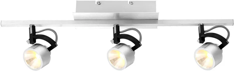 LED plafondspot 15 watt verplaatsbare spotverlichting wandlamp Globo 56947-3 de Globo en Argent – photo produit
