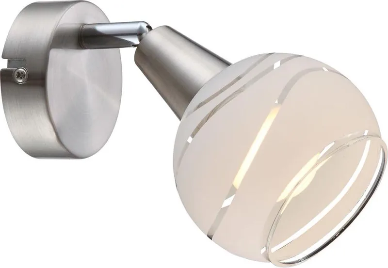 LED-spotlight ELLIOTT 54341-1 de Globo en Nikkel mat – photo produit