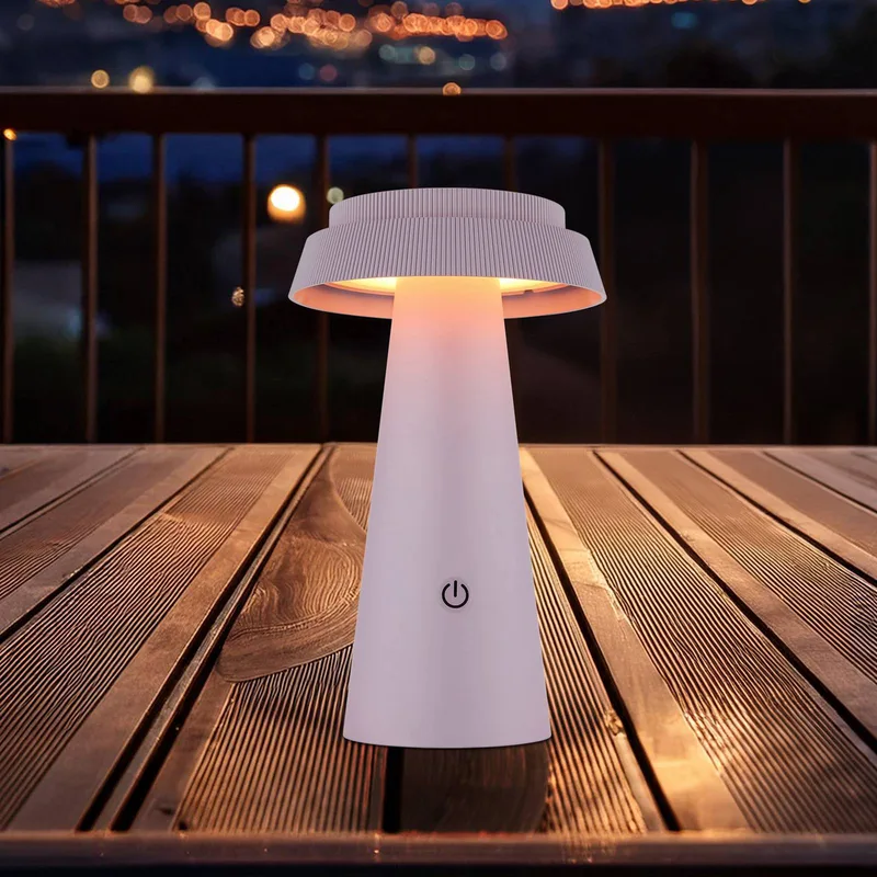 LED tafellamp op zonne-energie 36624, roze, oplaadbare batterij, CCT, IP54 de Globo en Violet – photo produit