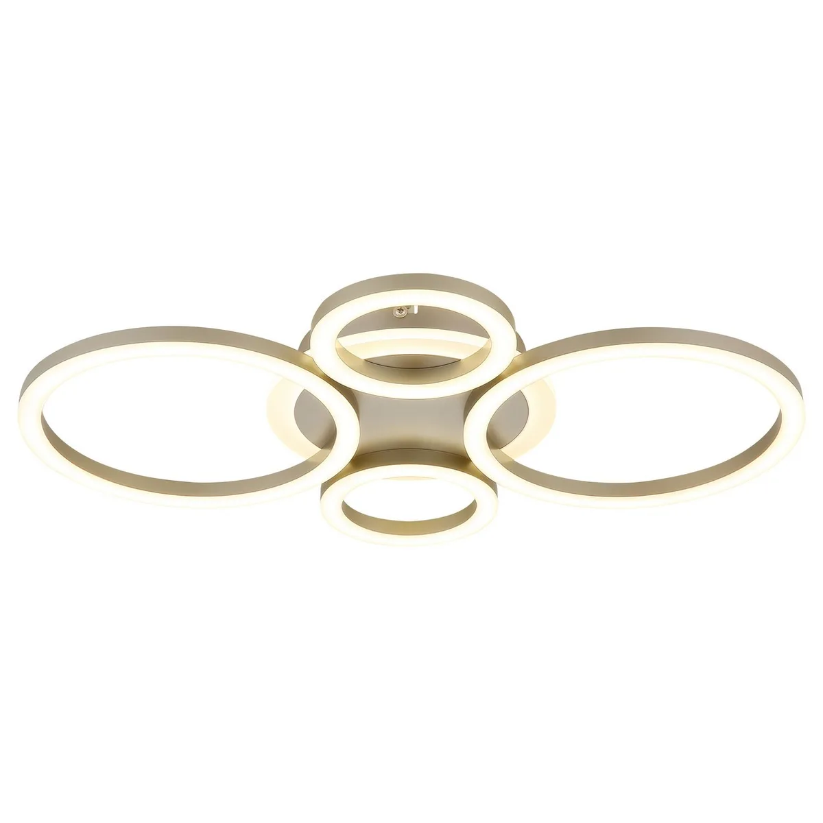 Loretta Plafonnier Semi-encastré Led Couleur Café Mat 3000/4000/6500k de Globo en Marron – photo produit