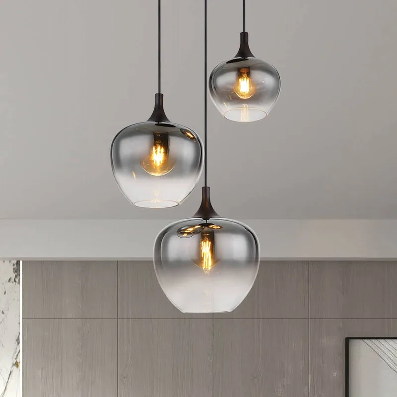 Lighting Hängeleuchte von Globo in Rokerig grijs-transparant, Helder, Schwarz – Produktfoto