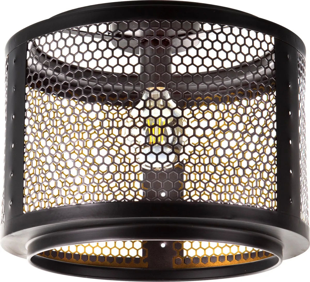 MLK - Plafondlamp - 114 - 1 Licht punt - E27 - 40 Watt von Globo in Schwarz – Produktfoto
