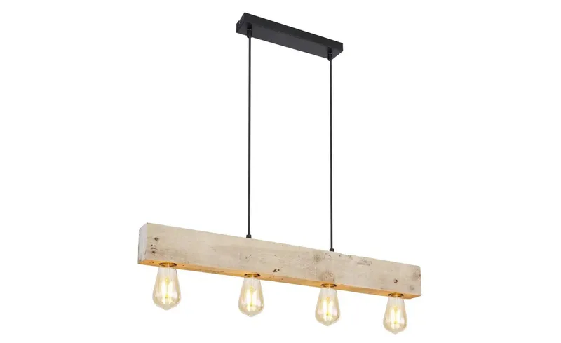 Lighting Pendelleuchte von Globo in Schwarz – Produktfoto 2 von 3
