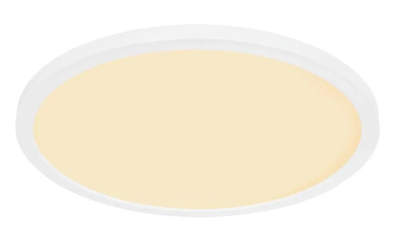 Moderne LED Plafonnieres Sapana 1 Lichtpunt Rond Kunststof Slaapkamer Gang/Hal Badkamer Keuken Dimbaar IP44 Diameter 29,5cm von Globo in Weiß – Produktfoto 2 von 2