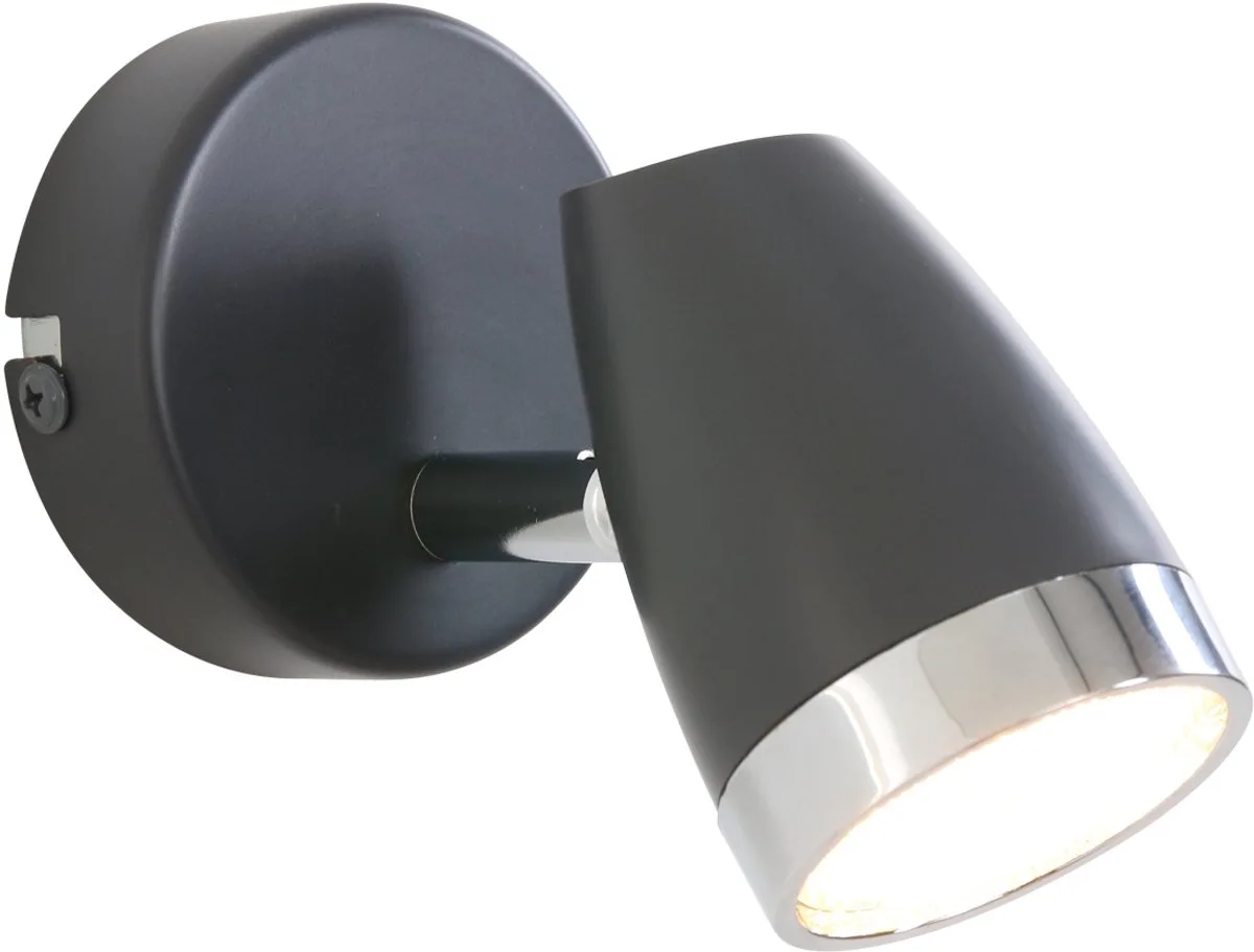 Nero Wandlamp van Globo in Zwart – productfoto