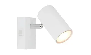 Opbouwspot / Wandspot ROBBY 1-lichts GU10 26cm de Globo en Blanc – photo produit 2 sur 2