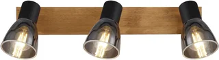 Opbouwspots CLAUDE 3-lichts E14 50cm by Globo in Matt zwart – product photo 1 of 3