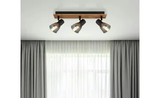 Opbouwspots CLAUDE 3-lichts E14 50cm by Globo in Matt zwart – product photo 2 of 3