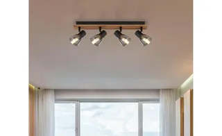 Opbouwspots CLAUDE 4-lichts Matt E14 by Globo in Black – product photo 3 of 3