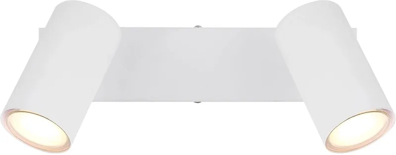 Opbouwspots ROBBY 2-lichts GU10 41cm de Globo en Blanc – photo produit