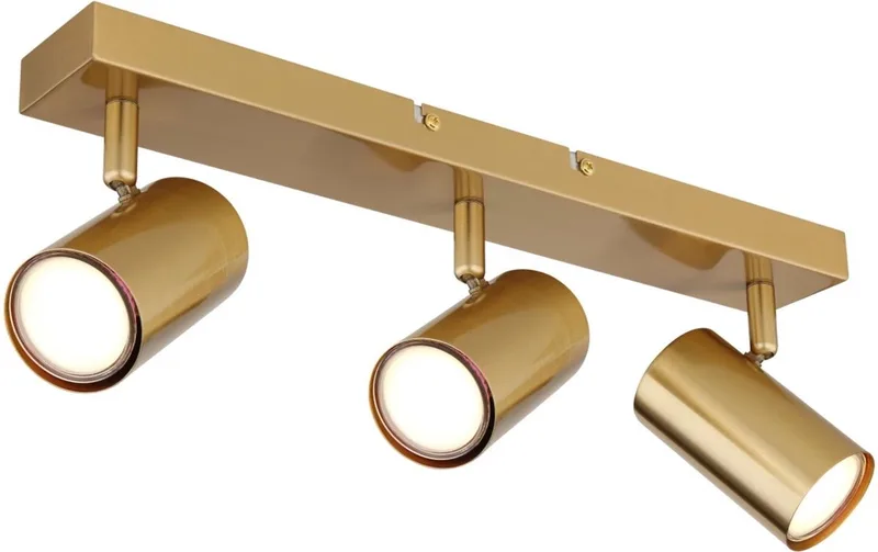Opbouwspots ROBBY 3-lichts GU10 by Globo in Gold – product photo