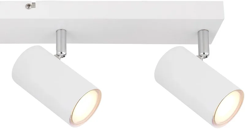 Opbouwspots ROBBY 4-lichts GU10 115cm fra Globo i Hvid – produktbillede
