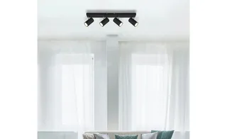 Opbouwspots ROBBY 4-lichts GU10 55cm by Globo in Black – product photo 2 of 3