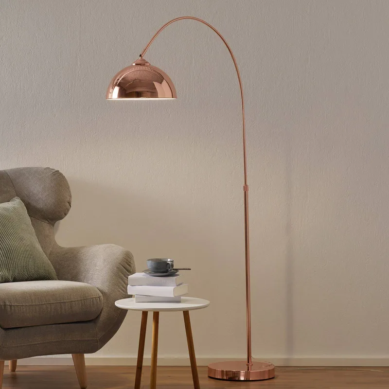 PELIN vloerlamp met bogen de Globo en Cuivre – photo produit
