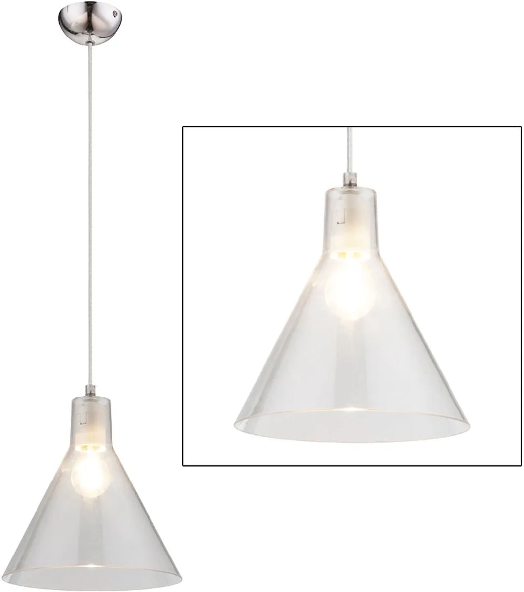 Plafond hanglamp design hanglamp transparant woonkamer slaapkamer verlichting de Globo en Duidelijk – photo produit