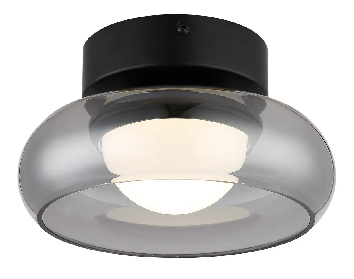 Plafondlamp Carlene Ø 20 cm zwart van Globo – productfoto