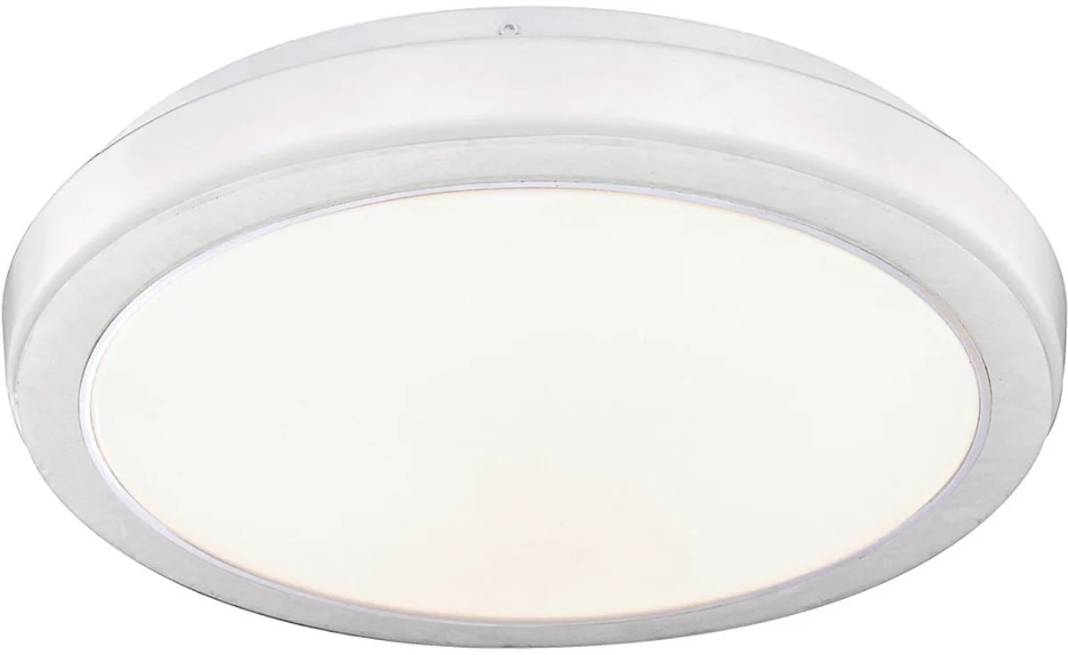 Plafondlamp keukenlamp woonkamerlamp eetkamerlamp gemarmerd LED plafondlamp wit, 12W 1150lm warm wit, DxH 33,5 x 9,5 cm von Globo in Weiß – Produktfoto