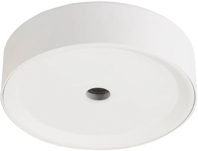 Plafondlamp LED plafondlamp wit keukenlamp hallamp, aluminium, 10W 470lm warm wit, DxH 15 x 4 cm by Globo in White – product photo