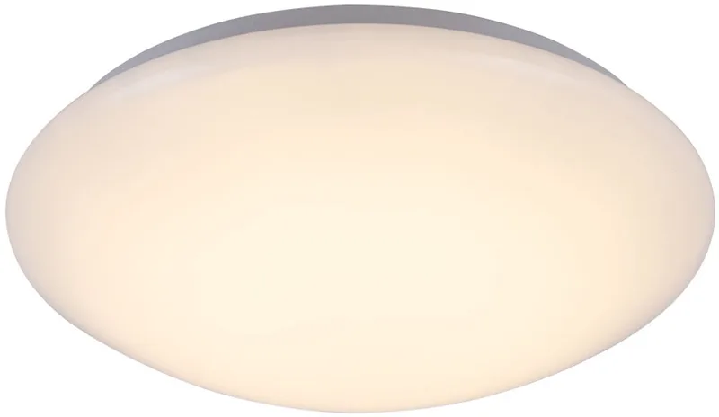 Plafondlamp LED plafondlamp woonkamer wit rond, metaal acryl, 16W 880lm warm wit, DxH 34.5x9 cm, Globo 4141873 von Globo in Weiß – Produktfoto