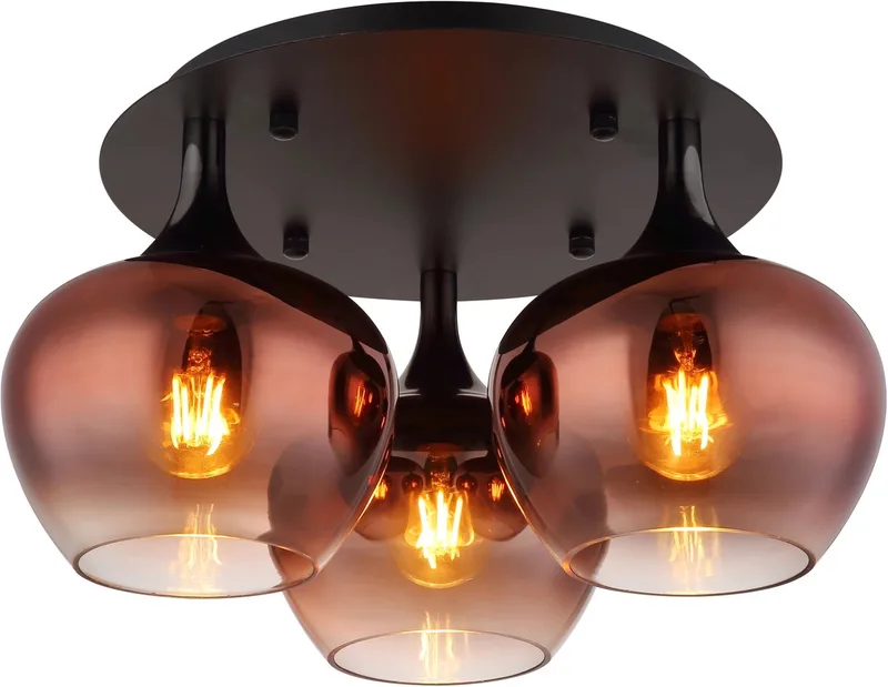 Lighting Deckenleuchte von Globo in Matt zwart – Produktfoto 1 von 3