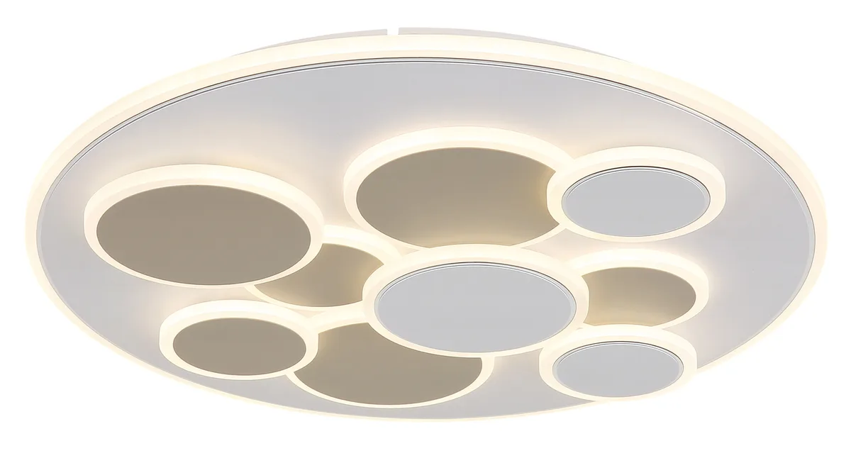 Plafondlamp Monty Ø 48,5 cm wit de Globo – photo produit