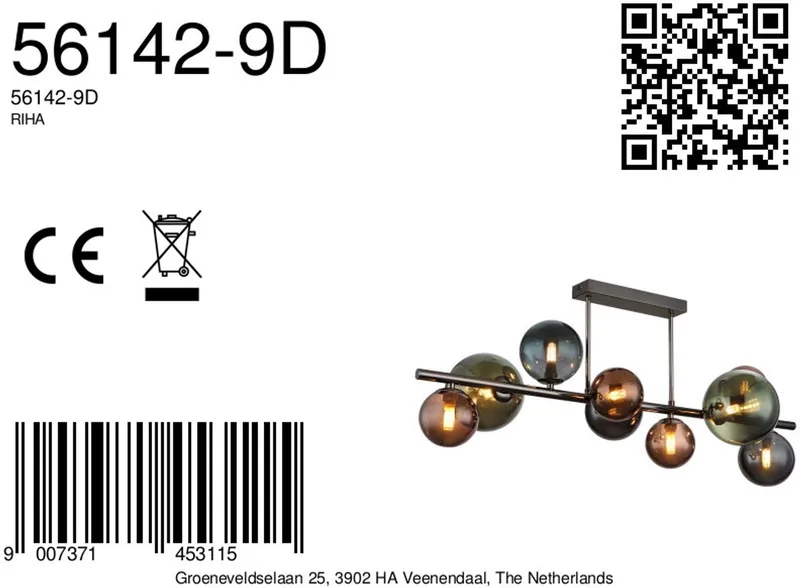 Lighting Deckenleuchte von Globo in Grau – Produktfoto