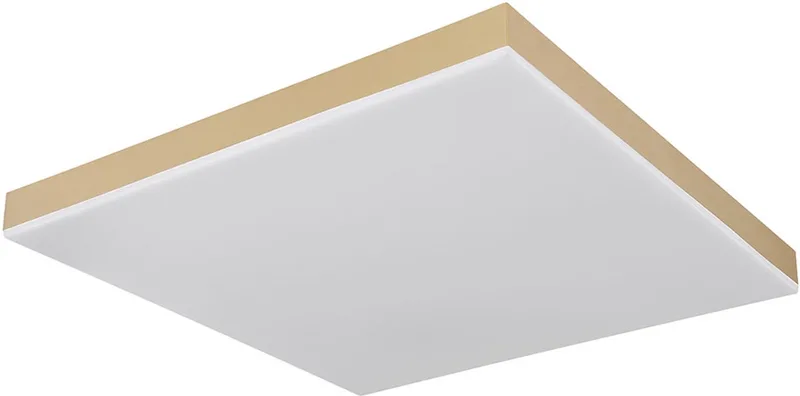 Plafondlamp woonkamerlamp eetkamerlamp plafondlamp hallamp, op afstand dimbaar CCT nachtlamp/memory, 1x LED 24W 1600Lm 2700-6500K, L 45 cm de Globo en Laiton – photo produit