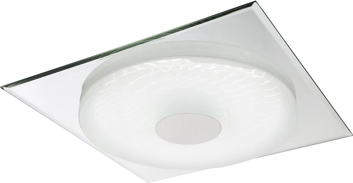 Plafondlamp woonkamerlamp plafondlamp eetkamerlamp ganglamp keukenlamp, dimbare afstandsbediening CCT 3D-effect, LED 24W 2000Lm 3000K 4500K 6000K, L 45 cm von Globo in Weiß – Produktfoto