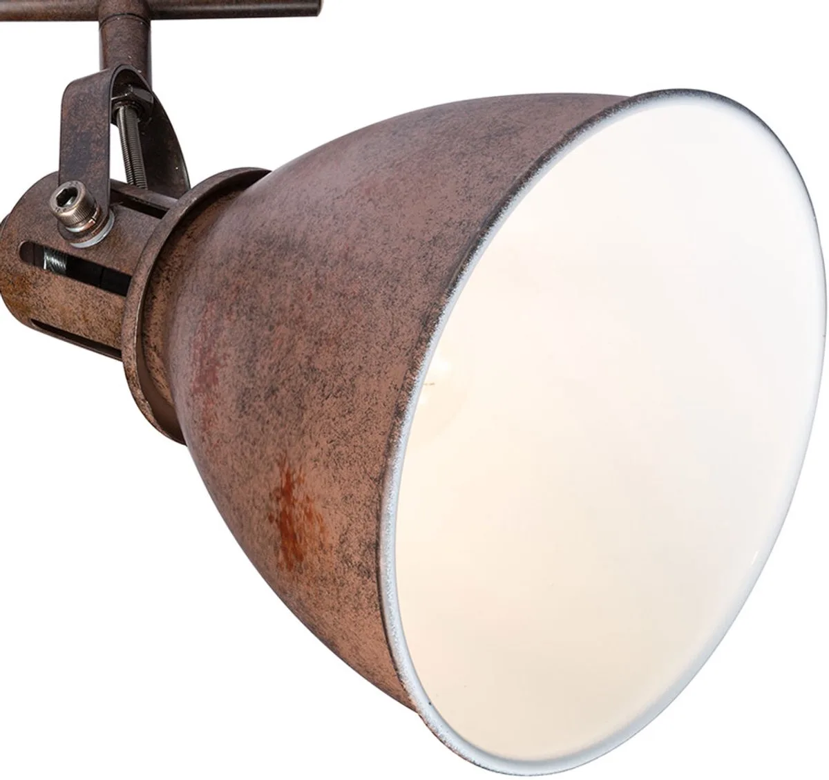 Plafondspot 2-vlam woonkamerlamp Plafondlamp roestkleurig Plafondlamp, metaal, 2x E14, LxH 45 x 21 cm fra Globo i Brun – produktbillede
