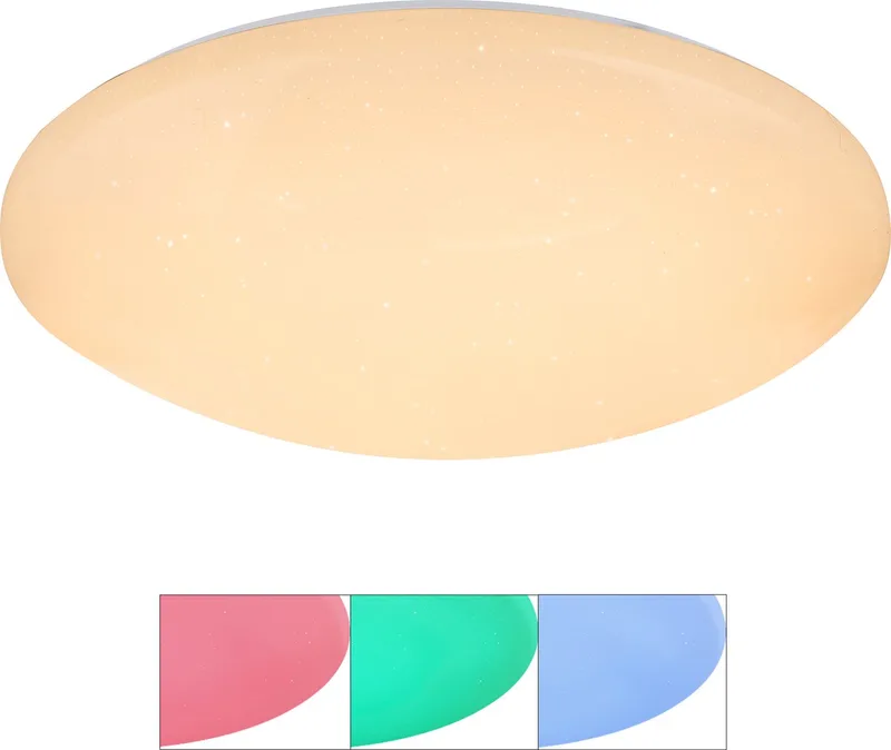 plafonniere - Atreju I - metaal - Ø 50cm - LED - 48363-48RGB de Globo en Blanc – photo produit 1 sur 3