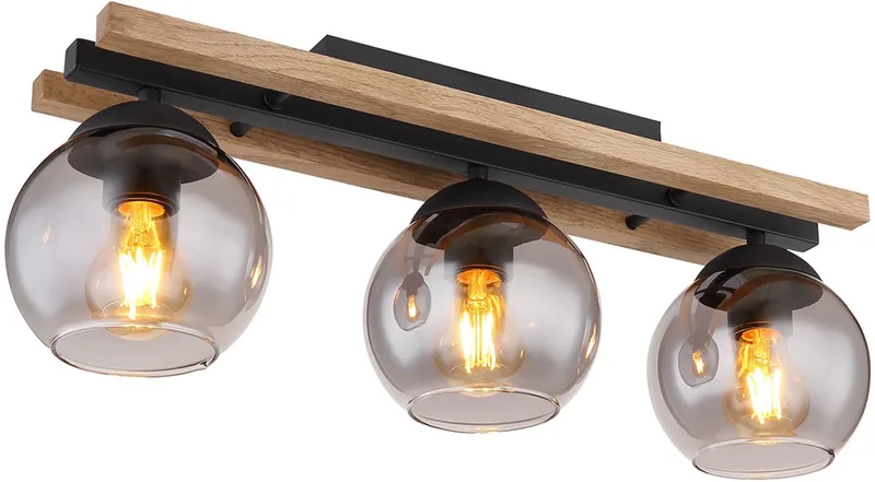 Lighting Deckenleuchte von Globo in Schwarz – Produktfoto 1 von 3