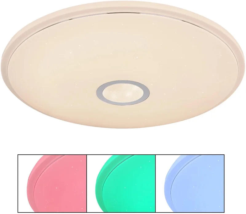 plafonniere - Connor - metaal - Ø 68cm - LED - 41386-30SH de Globo en Blanc – photo produit 1 sur 3