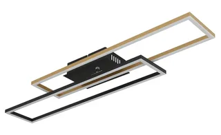 Plafonniere - DAKARI - metaal - LED - 67208-30G van Globo in Zwart – productfoto 2 van 3