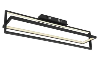 plafonniere - Flips - metaal - LED - 67195D från Globo i Svart – produktbild 3 av 3
