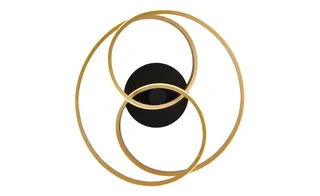 Plafonniere - GLYXAR - metaal - Ø 50cm - LED - 67183-40G de Globo en Bronze – photo produit 2 sur 3