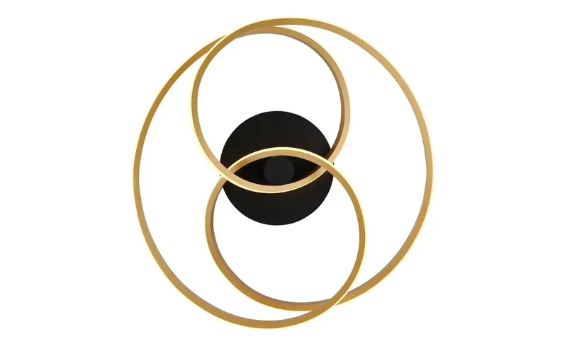 Plafonniere - GLYXAR - metaal - Ø 50cm - LED - 67183-40G de Globo en Bronze – photo produit 2 sur 3