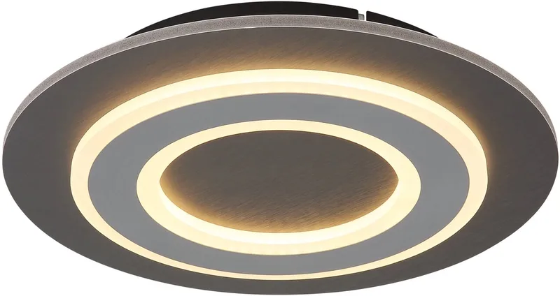 Plafonniere - JAYDEN - kunststof - Ø 32cm - LED - 48032-24 von Globo in Anthrazit – Produktfoto