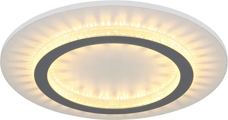 Plafonniere - JAYDEN - metaal - Ø 35cm - LED - 48042-24W de Globo en Blanc – photo produit