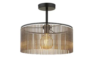 Plafonniere - LEEDS - glas - Ø 35cm - E27 - 63080108 de Globo en Noir – photo produit 3 sur 3