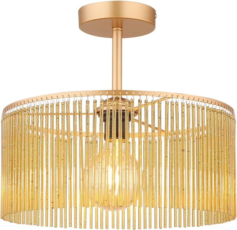 Plafonniere - LEEDS - glas - Ø 35cm - E27 - 63080145 de Globo en Or – photo produit 1 sur 3