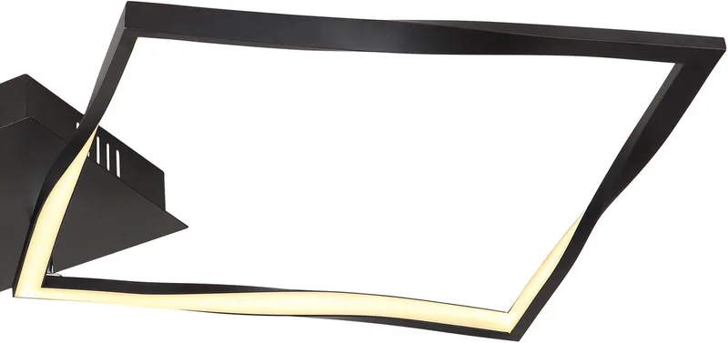 plafonniere - Maxxy - metaal - LED - 67213D by Globo in Black – product photo